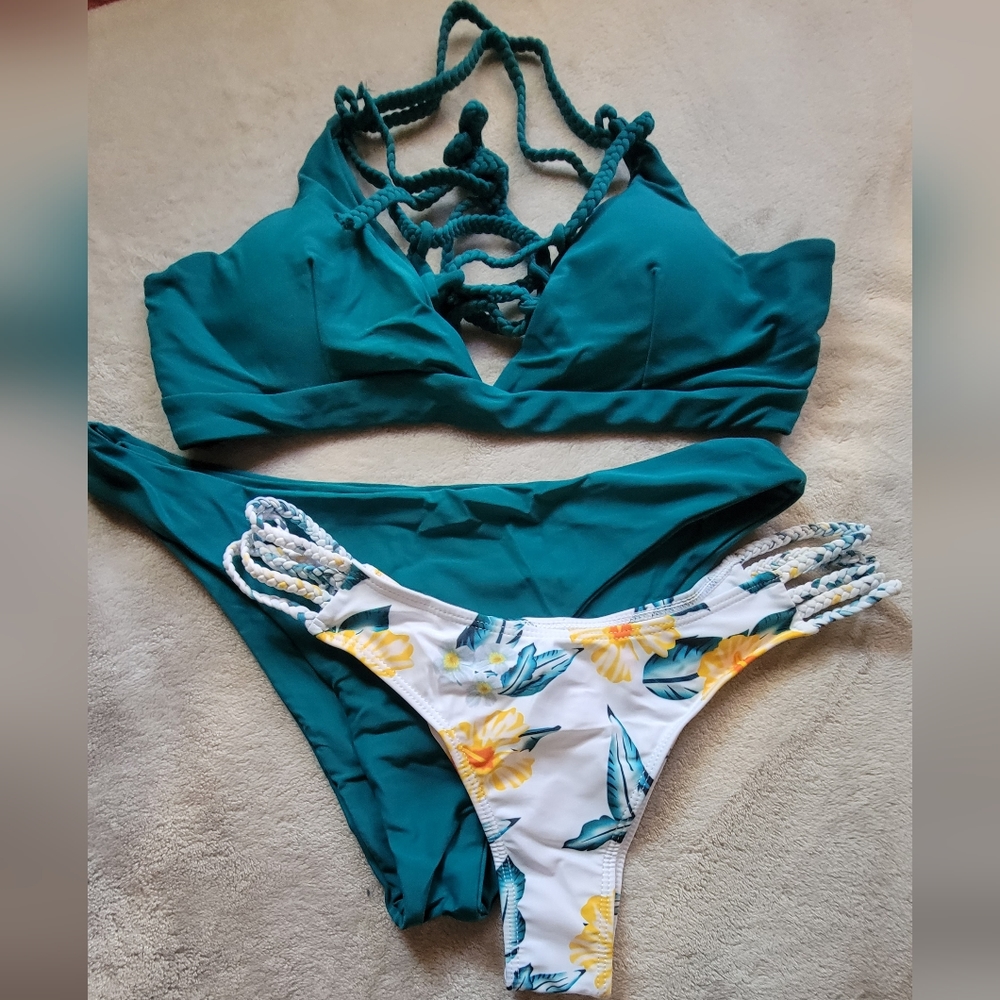 3pc Bikini Set - Sea Green